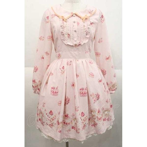 LIZ LISA / 【sanrio×LIZ LISA】スイートケーキ柄ワンピース ピンク I