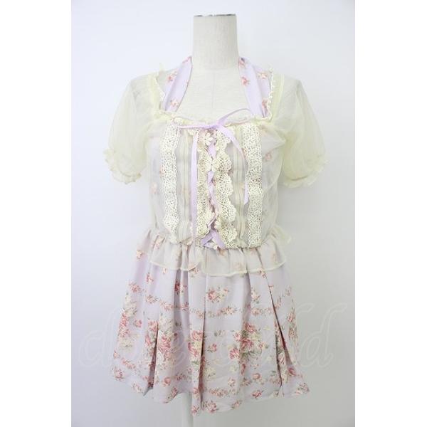 LIZ LISA / ブーケ柄トップス 0 ラベンダー T-26-03-08-012-LO-TO-SA