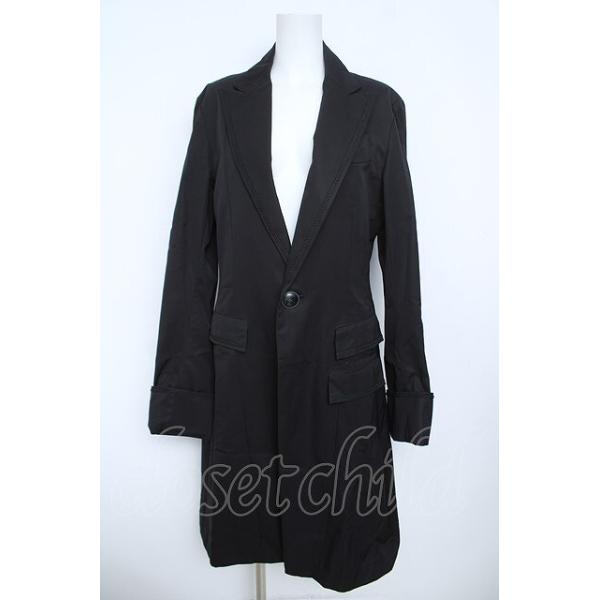 BPN ブラック 燕尾　ロングジャケット BPN FOR MEN / バックプリーツロングジャケット M 黒 Y-26-05-21-110