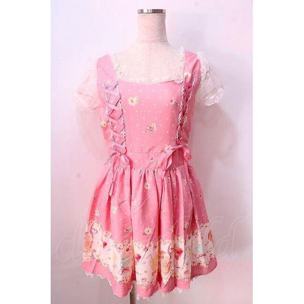 LIZLISA ワンピース ピンク×白 スピンドルカシュクールワンピース ｜ LIZ LISA（リズリサ）公式通販