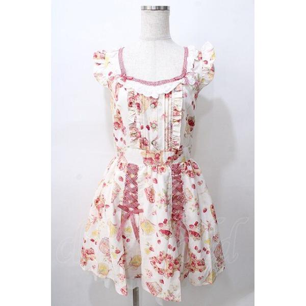 LIZLISA Heart Wish柄ジャンスカ ホワイト LIZ LISA on X