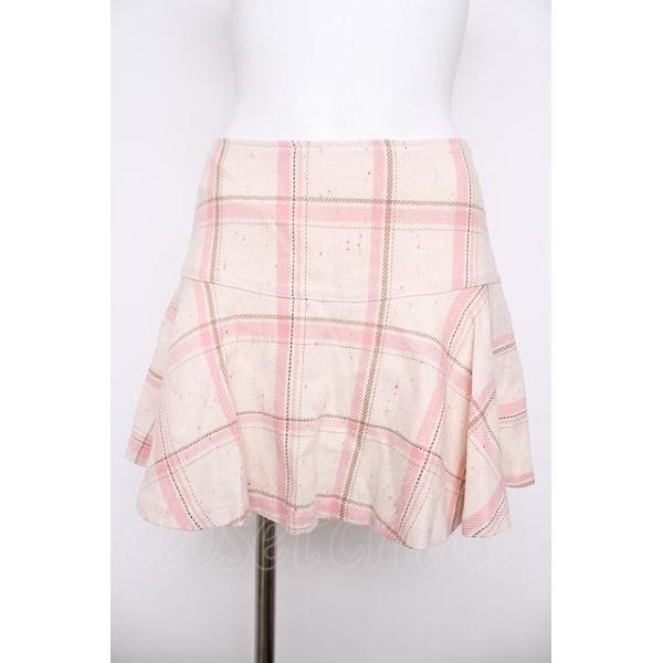 ご専用♡新品未使用♡OBLI♡ピンクチェックシャツandスカート スカート】ピンク チェック スクール 制服 可愛い 姫 ガーリー