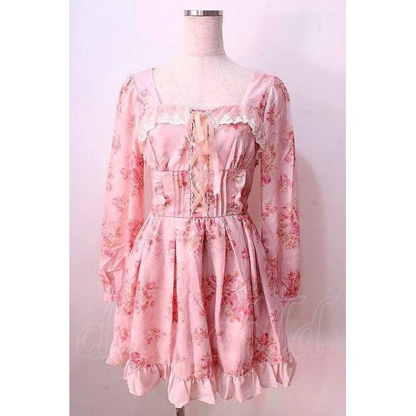 LIZ LISA / ブーケ花柄ワンピース 0 ピンク Y-25-08-26-065-LO-OP-SZ