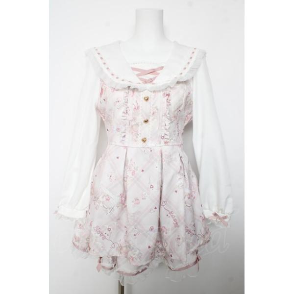 LIZLISA Sewing Bear柄セットアップブルー LIZLISA‪‪❤︎‬セットアップ Sewing Bear柄 【公式通販】‬