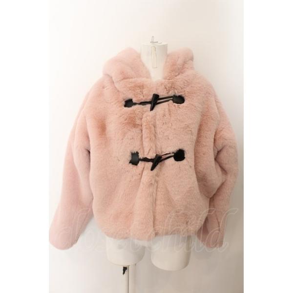 KRY CLOTHING / 「ANMA」ショート丈ダッフルコート ピンク O-24-06-19