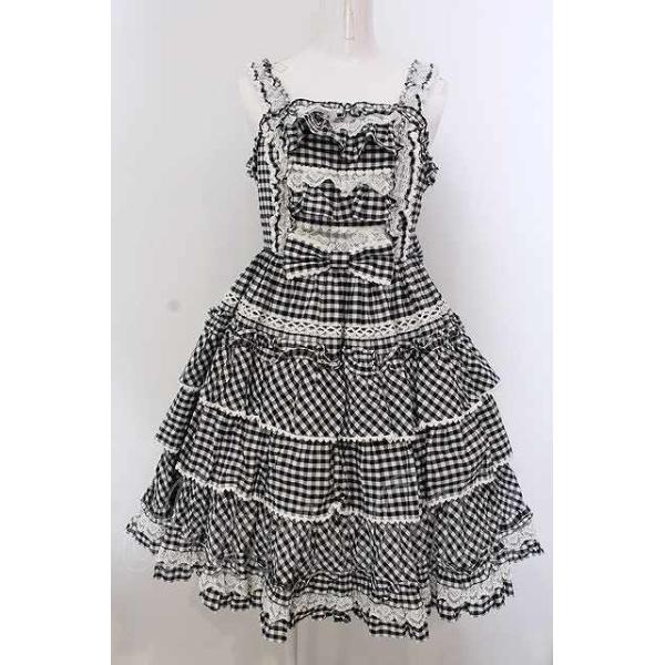 Prettyフリルジャンパースカート（ギンガム） Angelic Pretty / Prettyフリルジャンパースカート| JChere日本