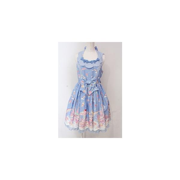 Angelic Pretty / MilkyPlanetジャンパースカート サックス O-25