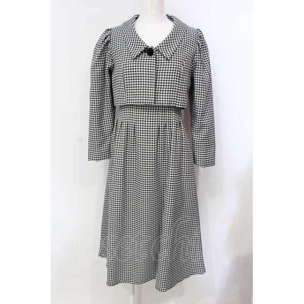 an another angelus / 千鳥格子クラシックセットアップ S グレー O-25