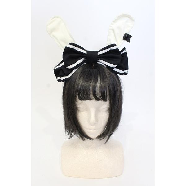 Angelic Pretty / Marionette Clockラビットカチューシャ クロ O-25-07