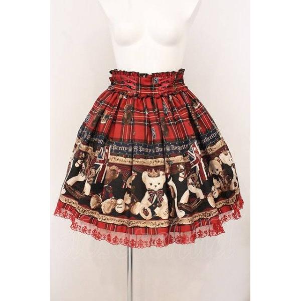 Angelic Pretty / British Bearスカート ボルドー O-26-04-25-027-AP
