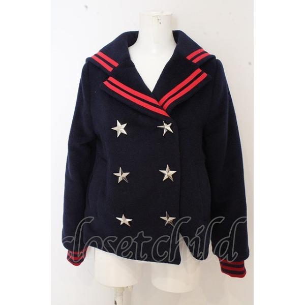 Candy Stripper　セーラーカラー　ウールショートコート Candy Stripper / セーラーカラーショートコート O-23-06-30-332