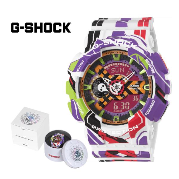 CASIO G-SHOCK ジーショック カシオ GA-110EVA30-7AJR 正規品 エヴァンゲリオン 20気圧防水 電池寿命約2年