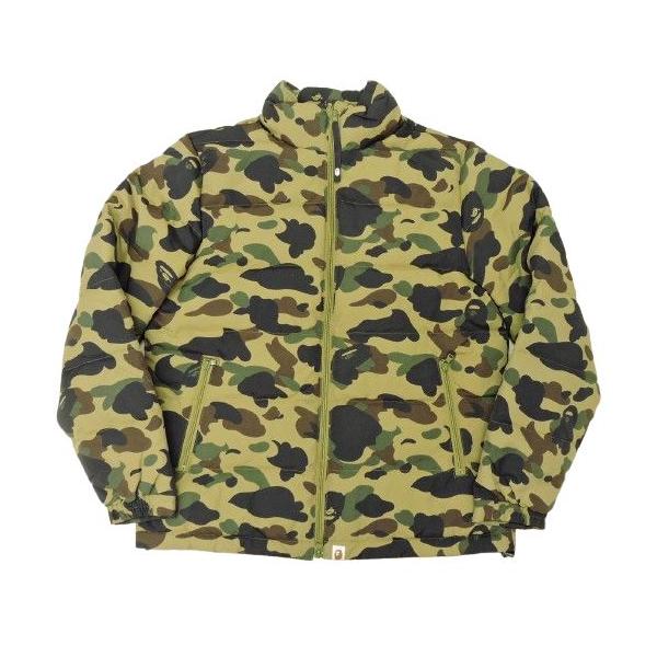 A BATHING APE（アベイシングエイプ） エイプカモ ダウンジャケット