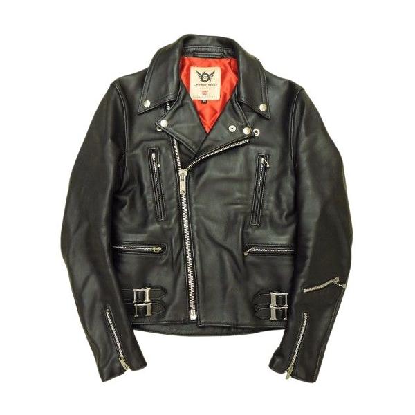 666 英国製 サイドベルト/ライトニングタイプ ダブル ライダース