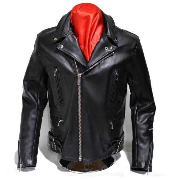 666 LEATHER WARE 666レザーウエア タイトフィットライダース・LJM-1TF