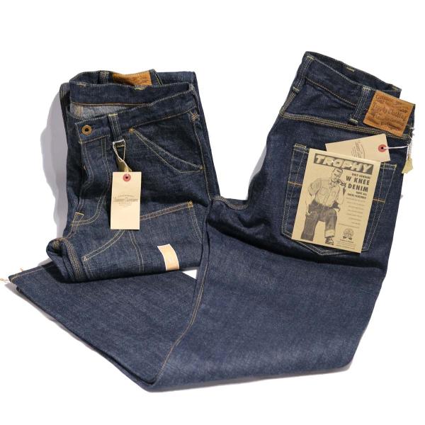 トロフィークロージング　1606 ダブルニーデニム　36サイズ TROPHY CLOTHING(トロフィークロージング) ダブルニーデニムパンツ