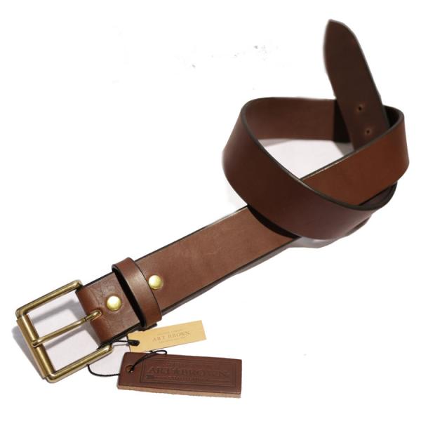 ART BROWN（アートブラウン） 栃木レザー ベルト・OGB40036AB 40mm幅