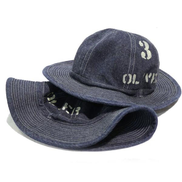 コリンボ Colimbo 帽子 デニムハット・ZA-0601 Doughboy Hat (Army Hat