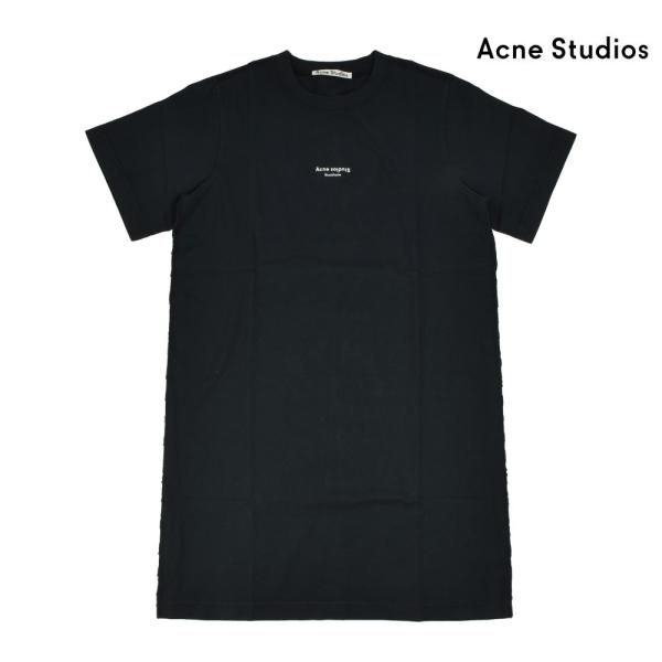 Acne Studios ブラック ワンピースTシャツ XXS cloudshoe_ac-a20191-90010