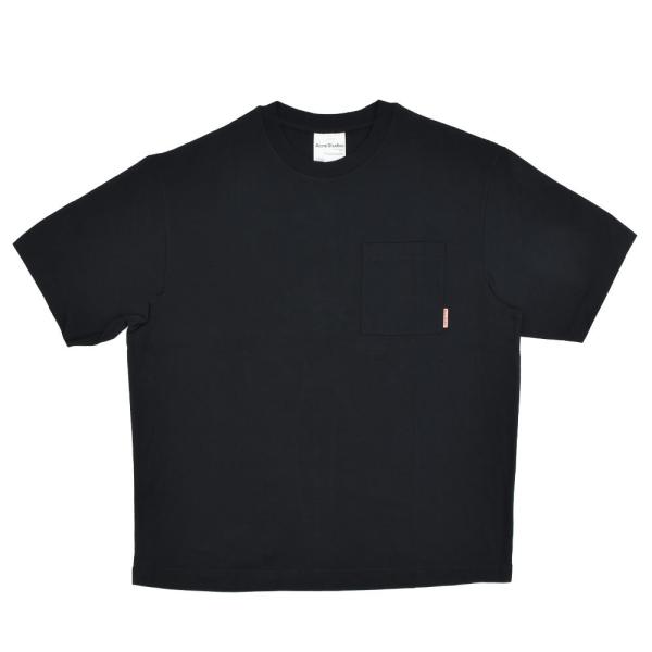 【Acne studios】アクネ Tシャツ ポケット ブラック/ホワイト Acne Studios 【並行輸入品】アクネストゥディオズ Tシャツ