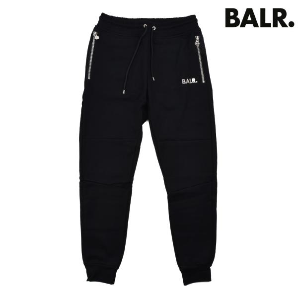 定価5万円の7割引ボーラーBALR.新品タグ付フレアワイドパンツ黒M BALR.（ボーラー） 【並行輸入品】ボーラー スウェット トラック
