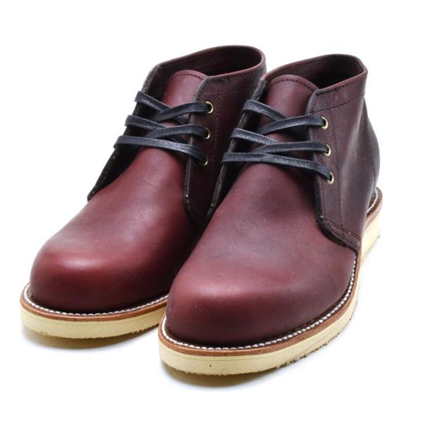 チペワ ワークブーツ バーガンディ サイズ7.5 CHIPPEWA チペワ チャッカ ワークブーツ バーガンディ Eワイズ