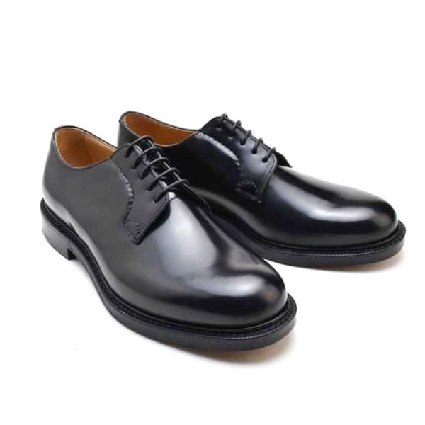 チャーチ シャノン ドレス ビジネス ポリッシュドバインダー ブラック プレーントゥ メンズ