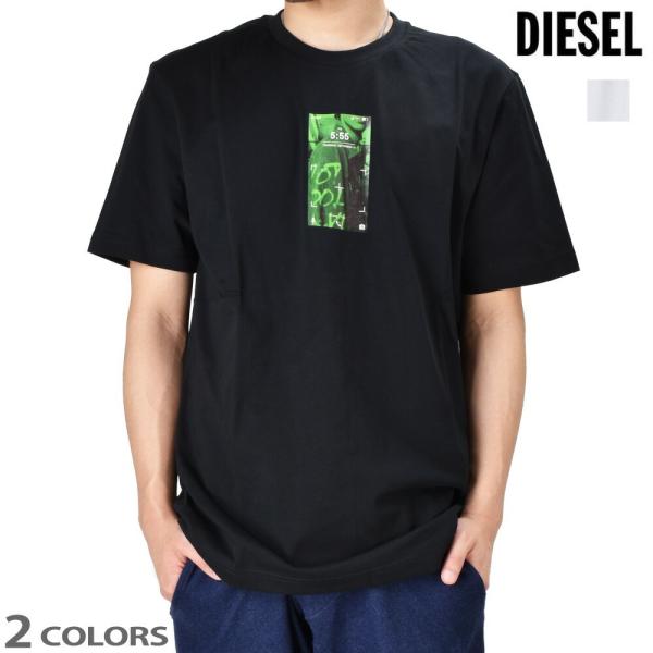 DIESEL 半袖 Tシャツ Just L13 白 黒 2色 cloudshoe_di-a023270qbae