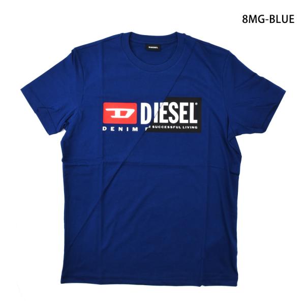 DIESEL ロゴカットワークカットソー DIESEL ディーゼル WロゴTシャツ カットソー クルーネック 半袖