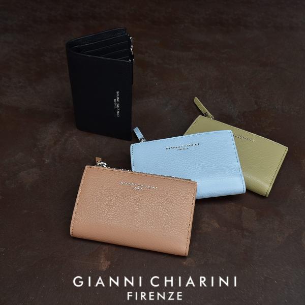 【並行輸入品】ジャンニキアリーニ GIANNI CHIARINI 二つ折り財布 レディース コンパクトウォレット スリムバイフォールドウォレット WALLETS GRANA DOLLARO