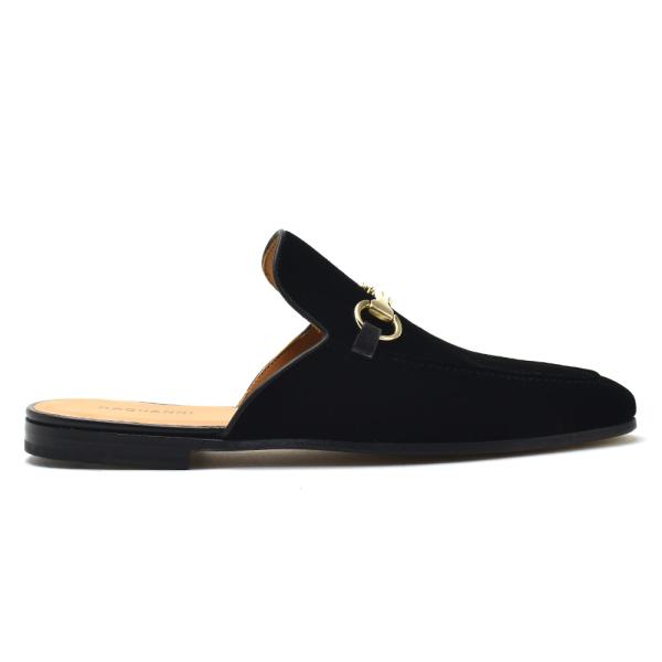 マグナーニ  サンダル メンズ ミュール ビットローファー ベロア 紳士靴 シューズ  ブラック 黒 MAGNANNI 24476【送料無料】 cloudshoe_magnanni-24476