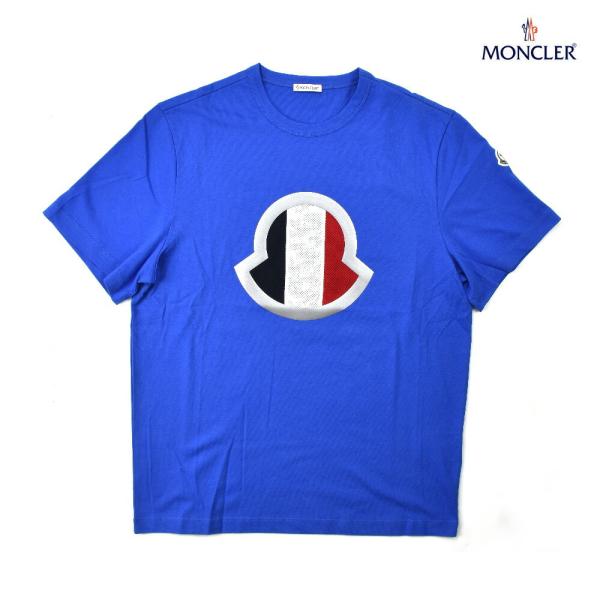MONCLER ロゴ Tシャツ 青　130cm MONCLER ロゴ Tシャツ 青 130cm Moncler ロゴ Tシャツ | ブルー
