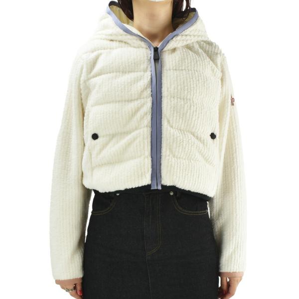 MONCLER カーディガン フード付き ハイブリッド ダウン XL MONCLER モンクレール カーディガン レディース ニット パーカー