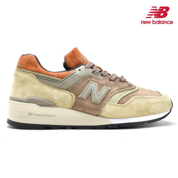 ニューバランス スニーカー ブラウン オレンジ メンズ MADE IN USA M997NAJ New Balance