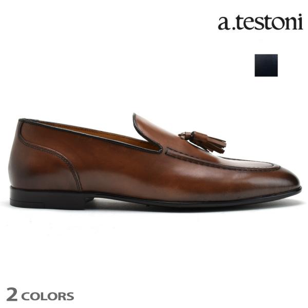 a. testoni 【並行輸入品】ア テストーニ タッセルローファー