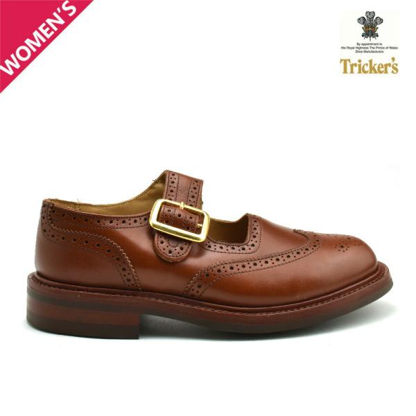 ysAizgbJ[Y ECO`bv V[Y  fB[X } TRICKER'S  BUCKLE BROGUES SHOES MARRON L6011
