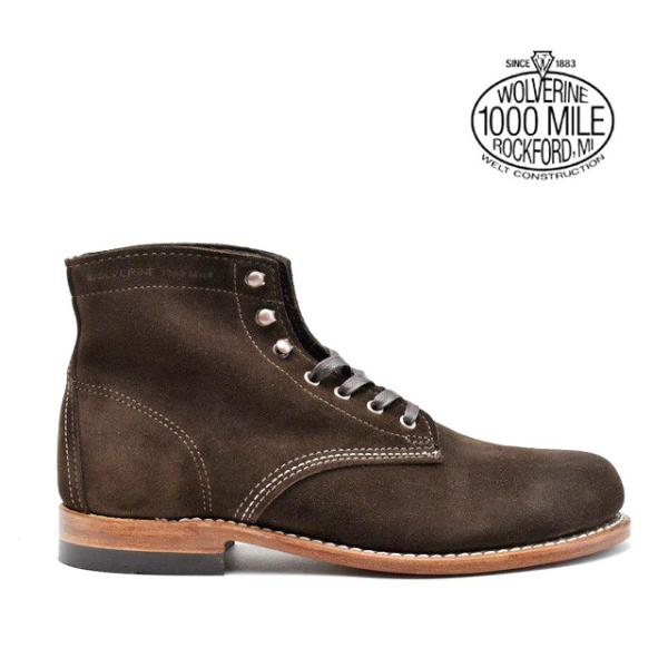 ysAizE@ [Nu[c 1000}C uE XG[h vXgEBbN W40093 Y WOLVERINE Prestwick 1000MILE BOOTS