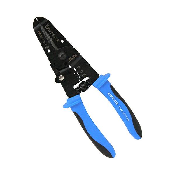 ∀藤原産業 【DVC-CT701】SK11 ミニクリンピングプライヤー DEVICE (4977292278379)