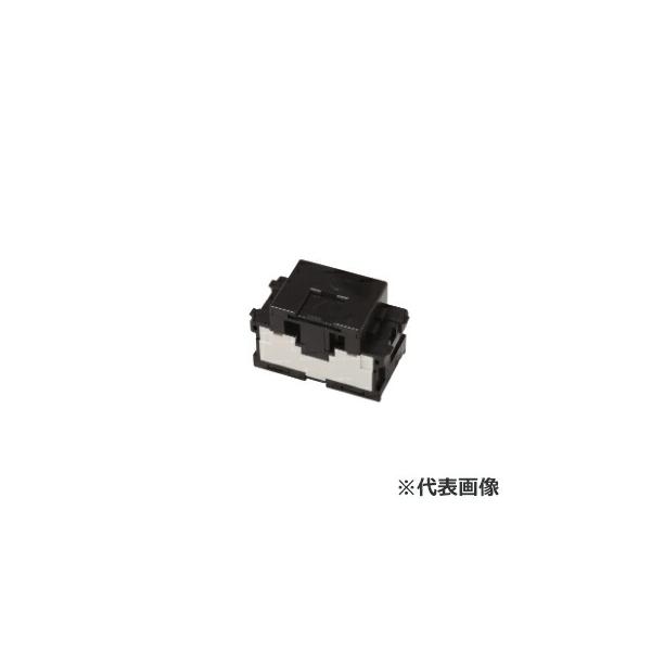 β神保電器 配線器具【JEC-BN-WUJ4 BK】ブラック J-WIDE SLIM(スリムスクエアBLACK) 電話用 埋込モジュラジャック 6極4心用