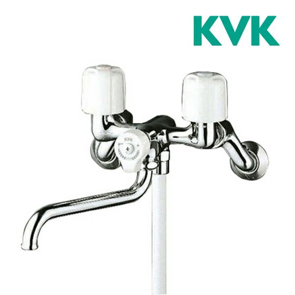 KVK 一時止水付2ハンドルシャワー KF100N2 (水栓金具) 価格比較 - 価格.com