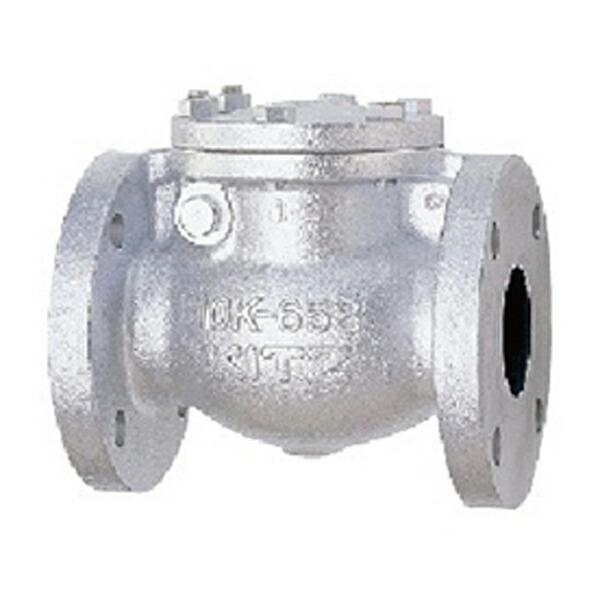 KITZ（キッツ） 【10FCOS40A】鋳鉄製 スイングチャッキ弁 フランジ形
