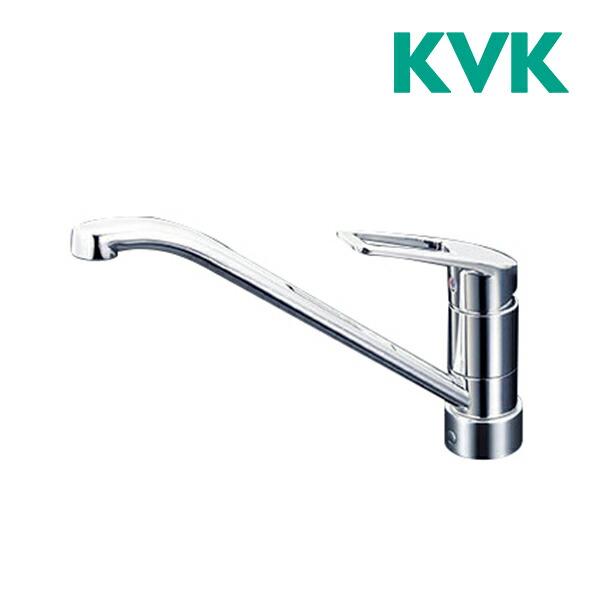 KVK 流し台用シングルレバー式混合栓(上面施工) KM5211JT (水栓金具 