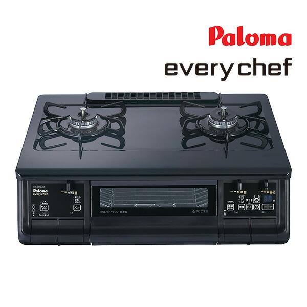 パロマ ####ψパロマ ガステーブルコンロ【PA-380WA】スマートな黒 