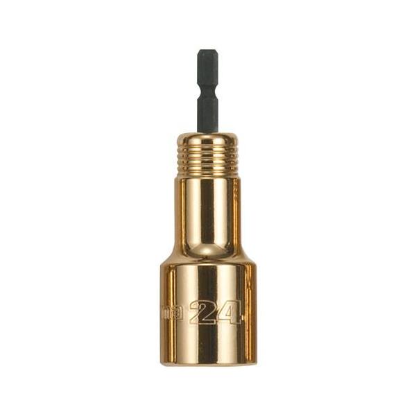 他サイト： ∀タジマ/TAJIMA 【TSK-SD24-6K】SDソケット 24mm 6角 インパクトドライバー用ソケット (4975364069580)の商品画像