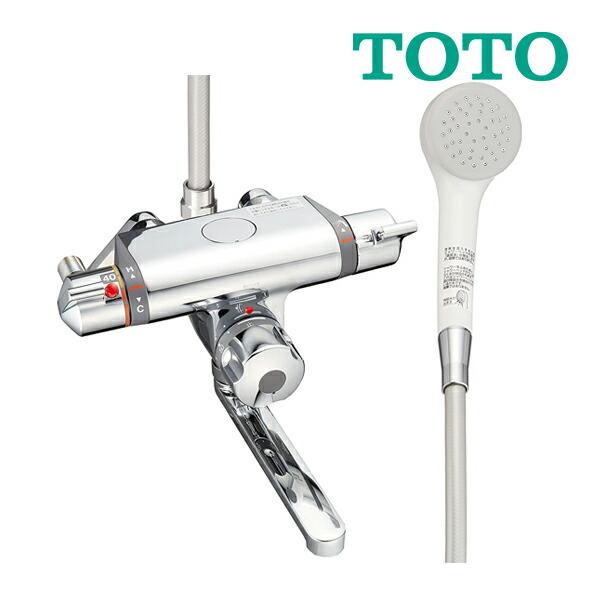 TOTO 定量止水式壁付サーモスタット水栓(エアイン) TMF47E1R (水栓金具 