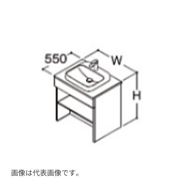 TOTO ○TOTO 【LDSZB075BUGH525】洗面化粧台 ドレーナ ラフペール