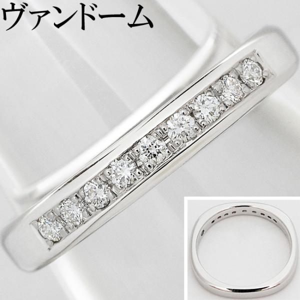美品VENDOMEAOYAMA ダイヤモンドリングpt950 ダイヤ0.16 VENDOME AOYAMA ヴァンドーム青山 ダイヤモンド 0.16ct リング