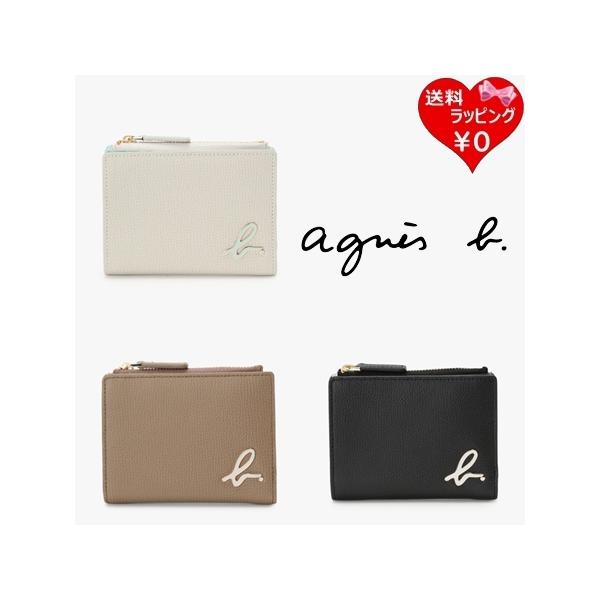 アニエスベー agnes b 財布 折財布 レザー 二つ折り ウォレット