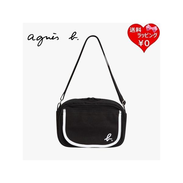 アニエスベー agnes b ショルダーバッグ b. ロゴ Adrian ブラック