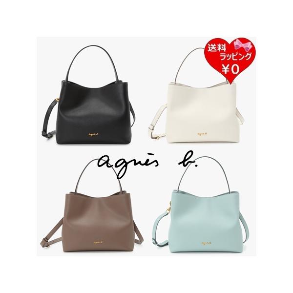 アニエスベー agnes b ショルダーバッグ 2way ミディアム トートバッグ Christelle